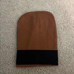 Brown and Black Beanie